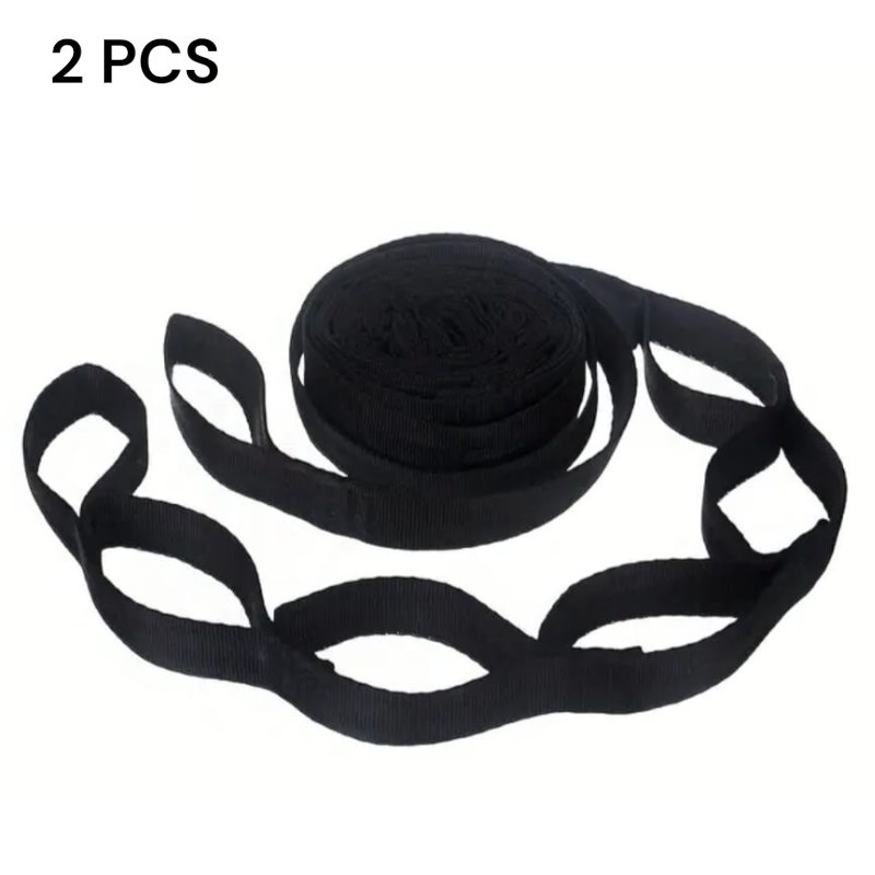 Paire de sangles de fixation noir