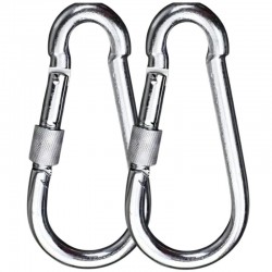 Pack de 2 grands mousquetons pour hamac