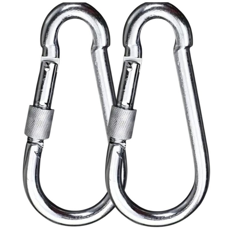 Pack de 2 grands mousquetons pour hamac