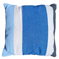 Coussin moelleux Tours bleu