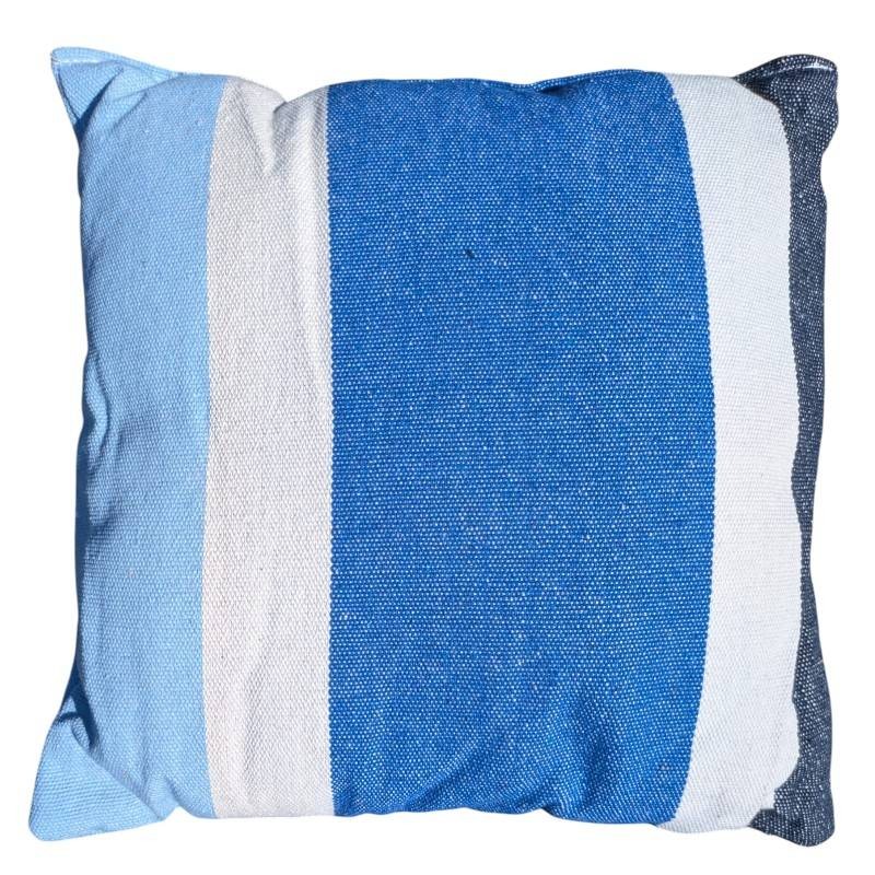 Coussin moelleux Tours bleu
