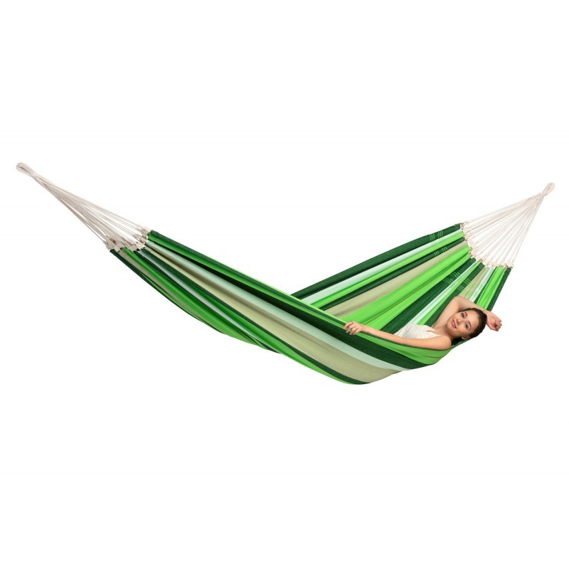 Hamac de jardin familial XXL vert Brésil