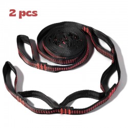Paire de sangles de fixation rouge