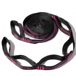 Une sangle de fixation rose pour hamac chaise