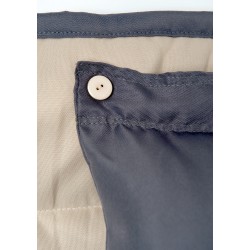 attache coussin écru